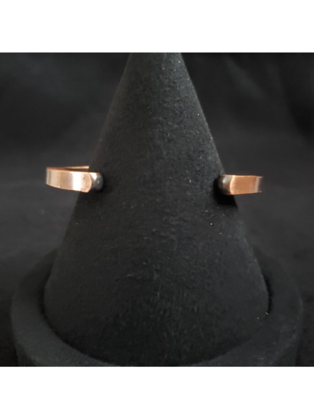 Vintage Copper Cuff Bracelet 6.25" Modernist Minimalist - Picture 2 of 10